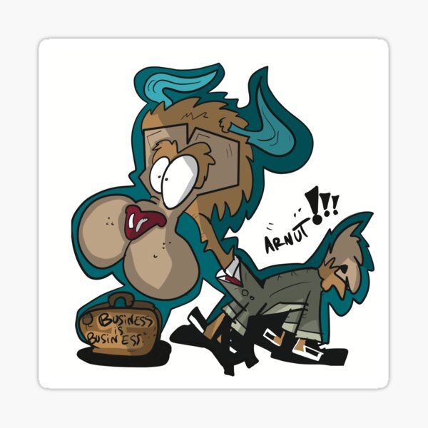 Item preview, Cartoon business goat illustration  designed and sold by toondesigns.