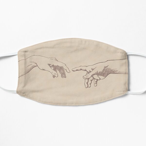 Dark Academia: Creation of Adam Sketch Flat Mask