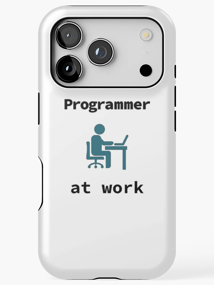 Thumbnail 1 of 4, iPhone Case, Programmer At Work, Source Code, Software Engineer, Computer Science, Web, WWW, Programming Humor, HTML, Dark Text designed and sold by Max-Wear.