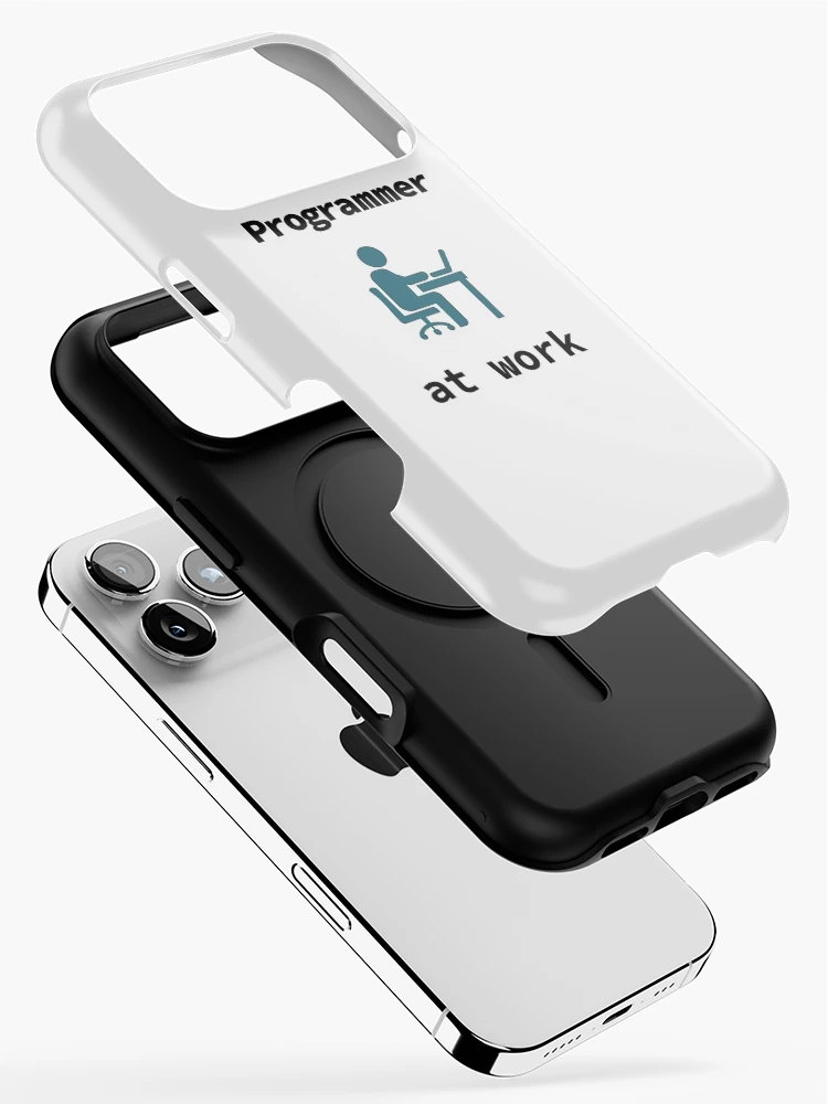 Thumbnail 2 of 4, iPhone Case, Programmer At Work, Source Code, Software Engineer, Computer Science, Web, WWW, Programming Humor, HTML, Dark Text designed and sold by Max-Wear.