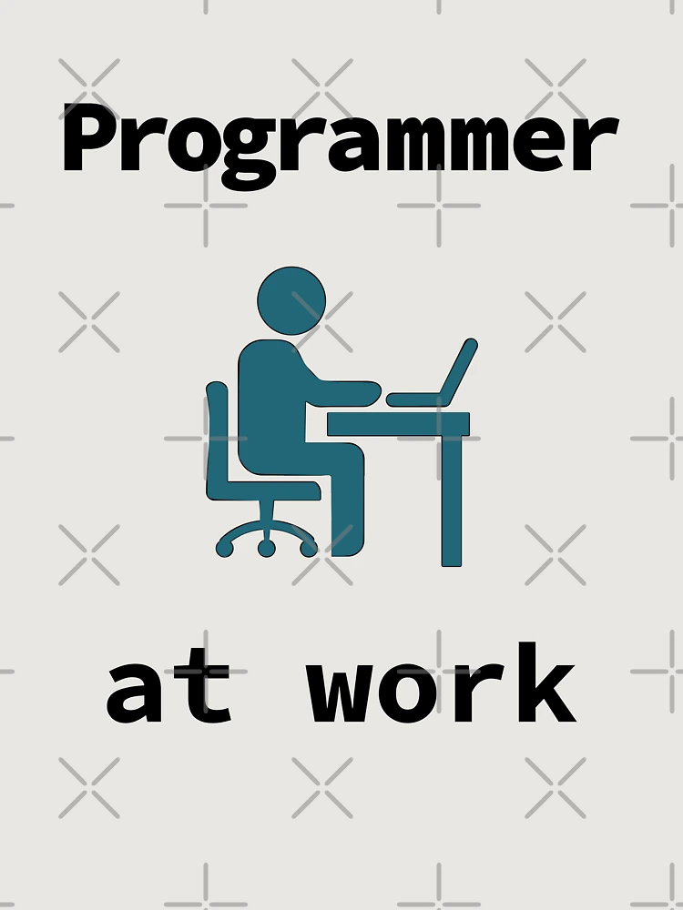 Thumbnail 6 of 6, Premium Oversized Hoodie, Programmer At Work, Source Code, Software Engineer, Computer Science, Web, WWW, Programming Humor, HTML, Dark Text designed and sold by Max-Wear.