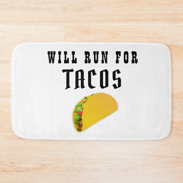 Aperçu de l'œuvre will run for tacos créée et vendue par TINASTORESHOPE.