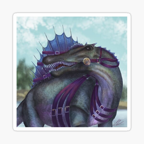 Spino Illustration (Ark) Sticker