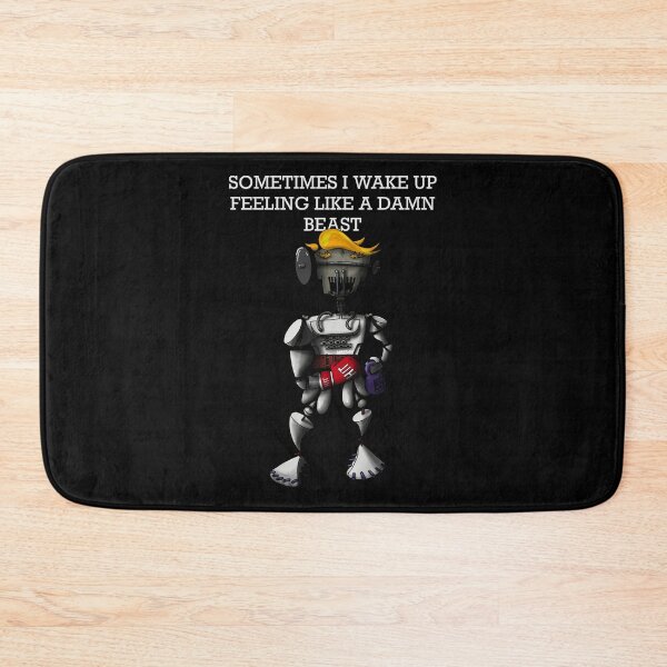 Item preview, Gym robot training saying is feeling like a beast designed and sold by Smurfypixels.