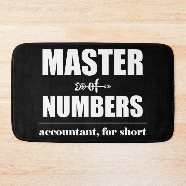 Aperçu de l'œuvre Comptable Master of Numbers pour faire court créée et vendue par LookFrog.