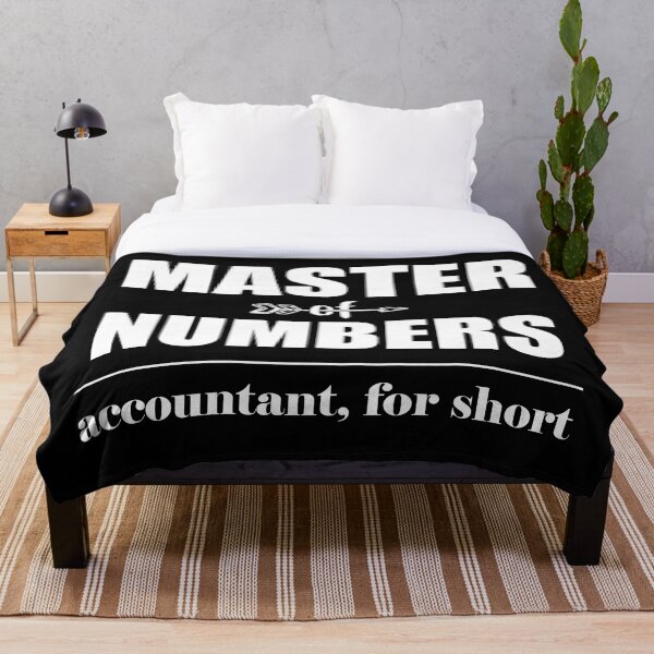 Item preview, Master of Numbers Accountant for Short designed and sold by LookFrog.