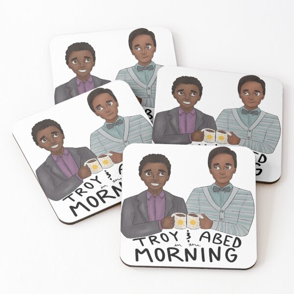Item preview, Troy and Abed on a Sticker! designed and sold by irenemcc-art.