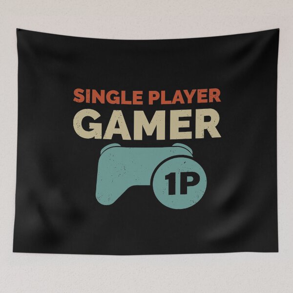 Item preview, VINTAGE GAMING, SINGLE PLAYER MODE, FUNNY GAMER GIFT designed and sold by TheFirstOne.