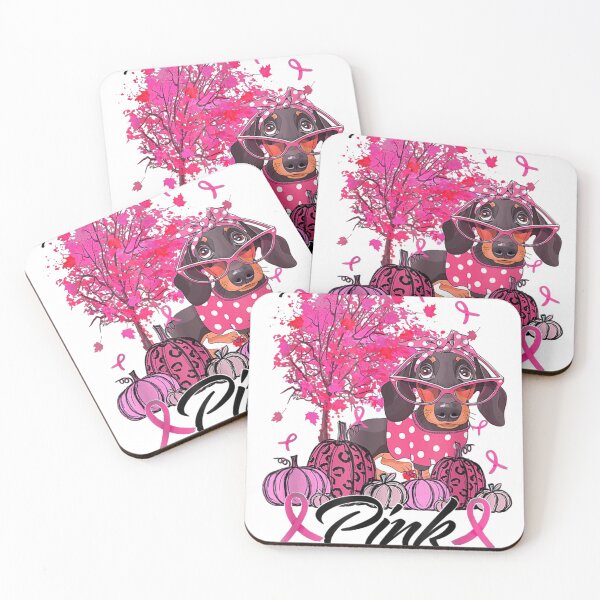 Item preview, Breast Cancer Awareness In October We Wear Pink Dachshund designed and sold by Ramon-Hodges-48.