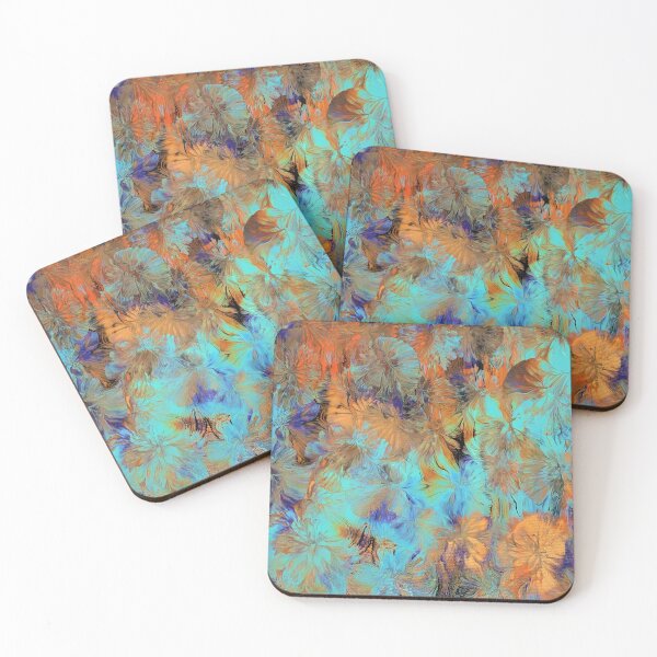 Item preview, Copper Garden acrylic abstract painting designed and sold by Color Splash Gallery.