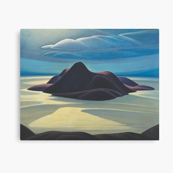 Pic Island (1924) by Lawren S. Harris Canvas Print