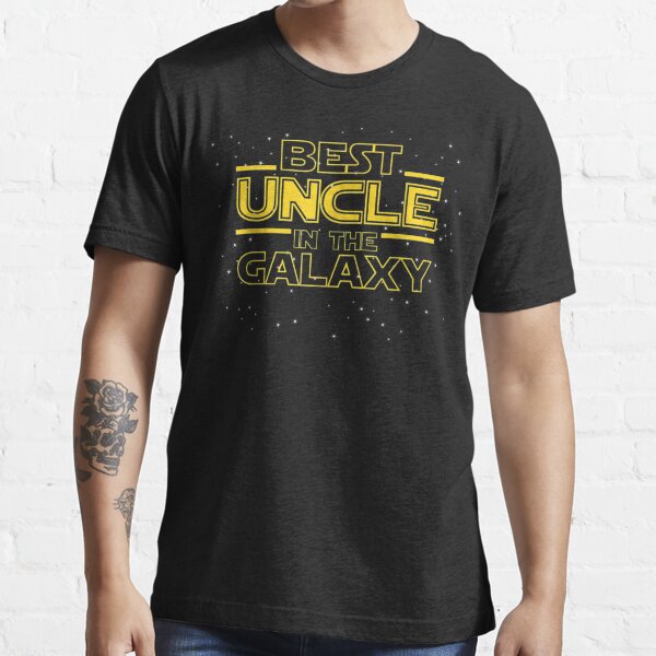 Best Uncle In The Galaxy Family Fun Star Christmas Wars Gift Funny T-Shirt