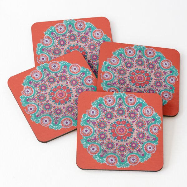 Item preview, Doily Joy Mandala- verano caliente designed and sold by RoseMary Goldenfield.