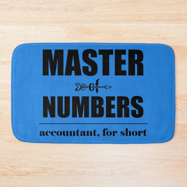 Aperçu de l'œuvre Comptable Master of Numbers pour faire court créée et vendue par LookFrog.