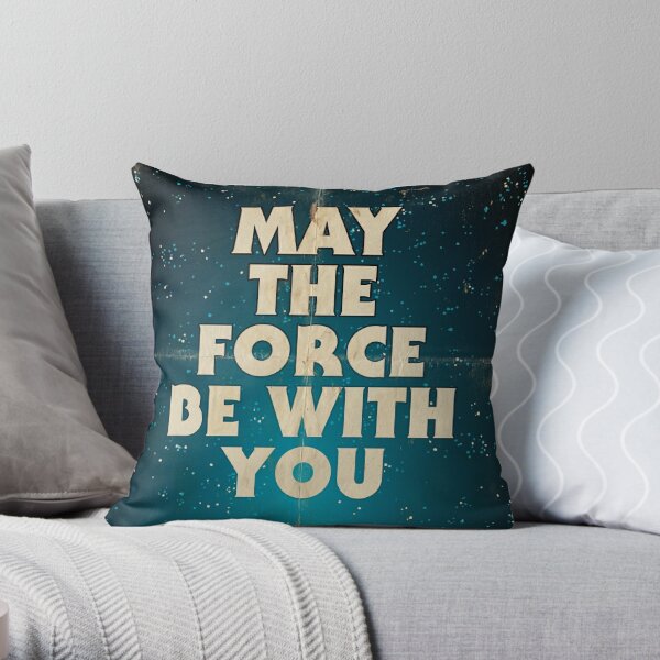 Star Wars May The Force Be With You Decorative Pillow