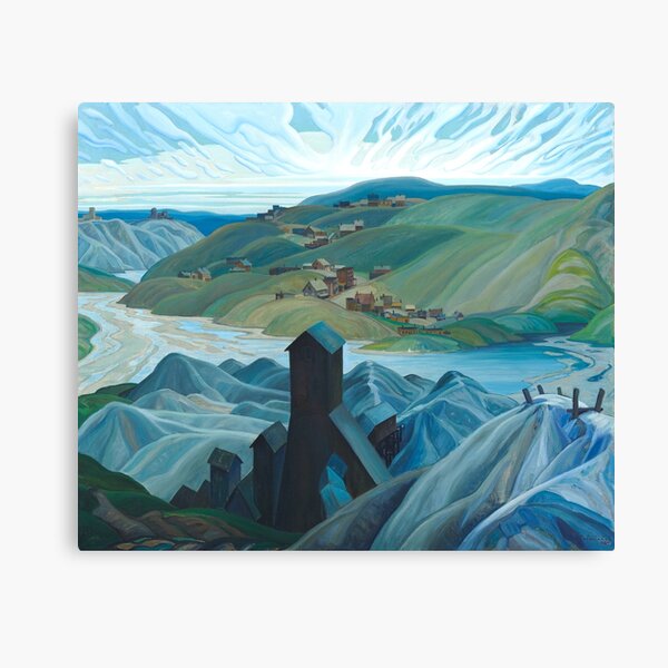 A Northern Silver Mine by Franklin Carmichael Canvas Print