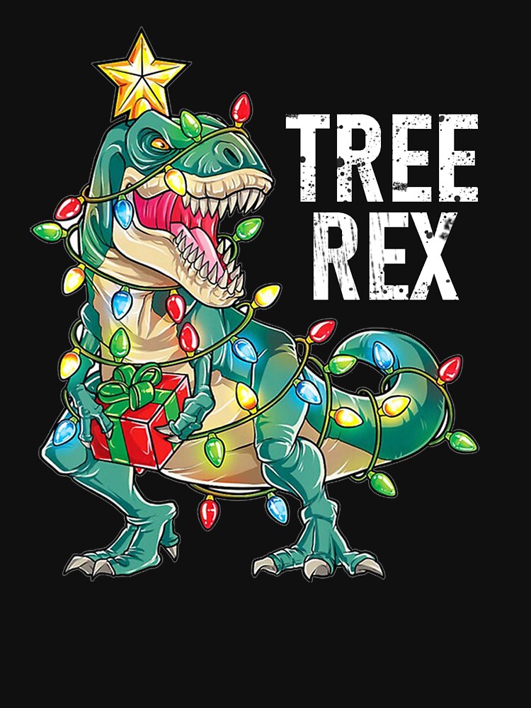Discover Christmas Dinosaur Tree Rex Classic T-Shirt