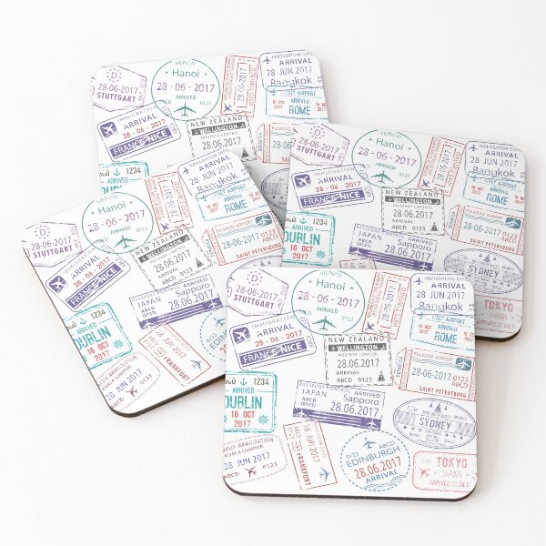 Item preview, Passport stamps designed and sold by The Travel Entrepreneur.