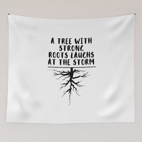 Item preview, A tree with strong roots laughs at the storm designed and sold by megahamdesigns.