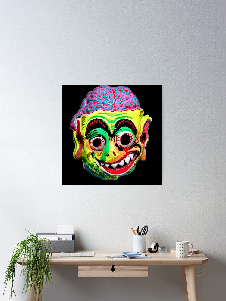 Troll Meme Face mask, mardi gras, day of the dead. Halloween party