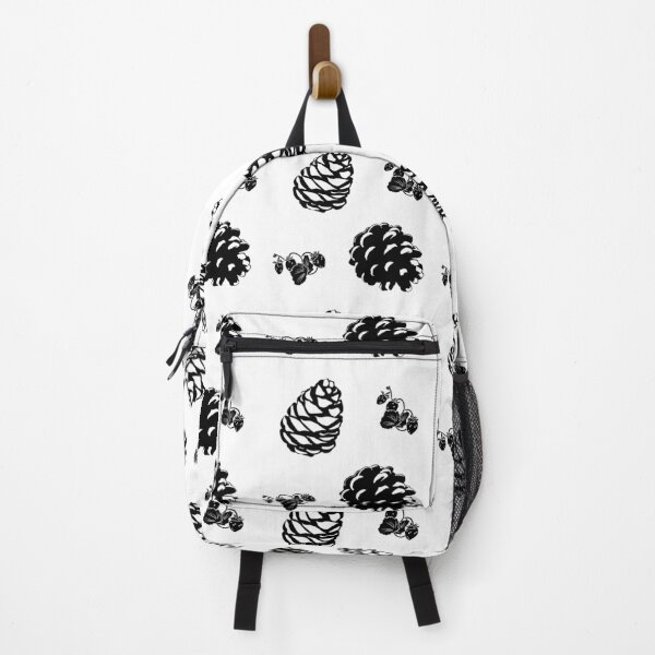 Item preview, pinecones and forest berries black and white designed and sold by Sara Frane.