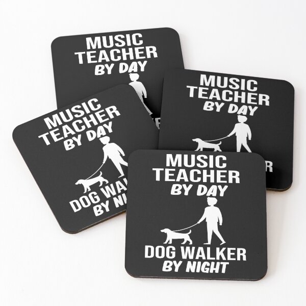 Item preview, music teacher by day dog walker by night gift designed and sold by alaechamlal.