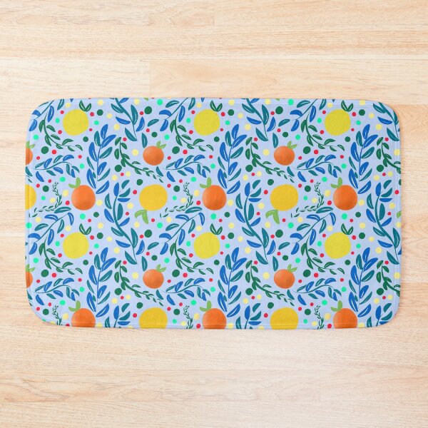 Item preview, Citrus,floral pattern  designed and sold by MariaMarinova.