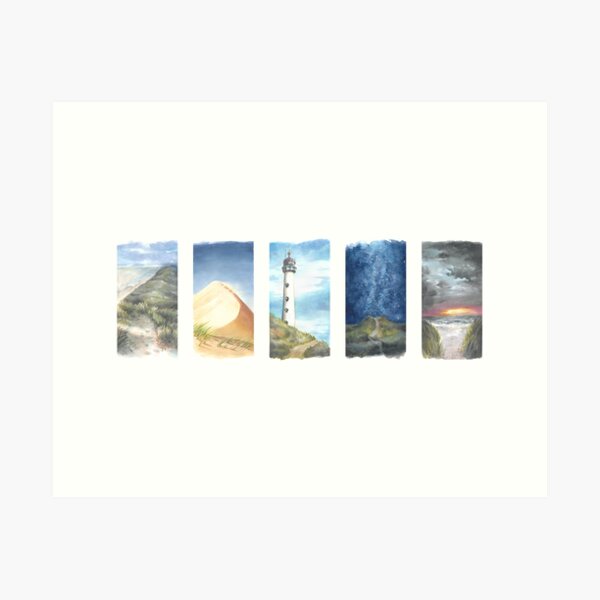 coastal scenes Art Print