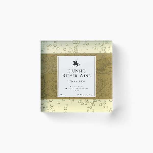 Item preview, DUNNE Sparkling Wine Label | Border Reivers designed and sold by yourscotborders.