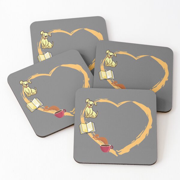 Item preview, Love Dog, Book, Coffee. designed and sold by javajossi.