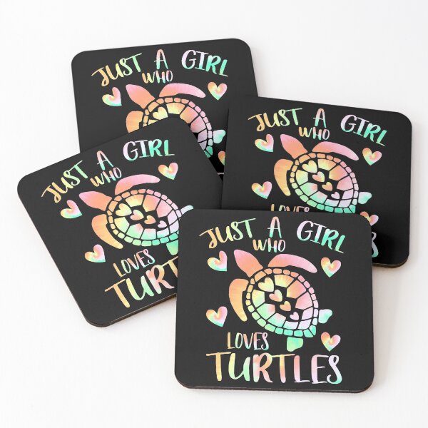 Item preview, Just a girl who loves Turtles designed and sold by PrettyPittie Shop.