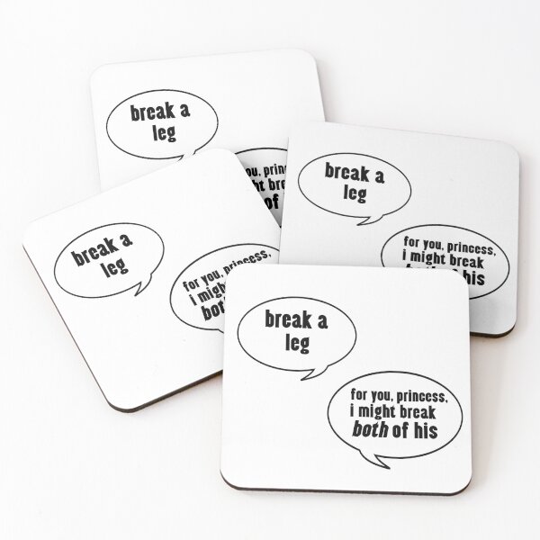 Item preview, Galavant-Inspired "Break A Leg" designed and sold by mulberrydragon.