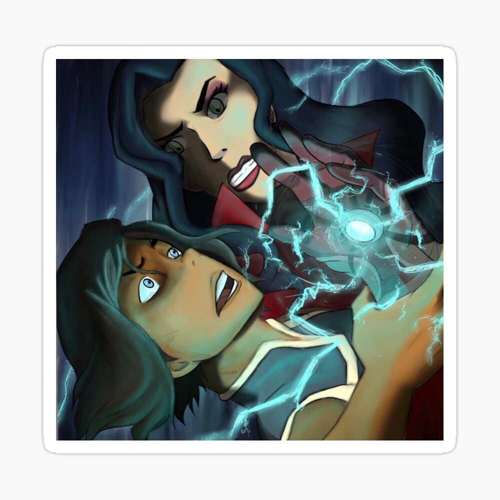 Evil Asami Electrocuting Korra 