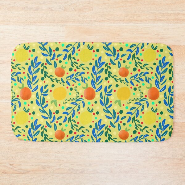 Item preview, Citrus,floral pattern  designed and sold by MariaMarinova.