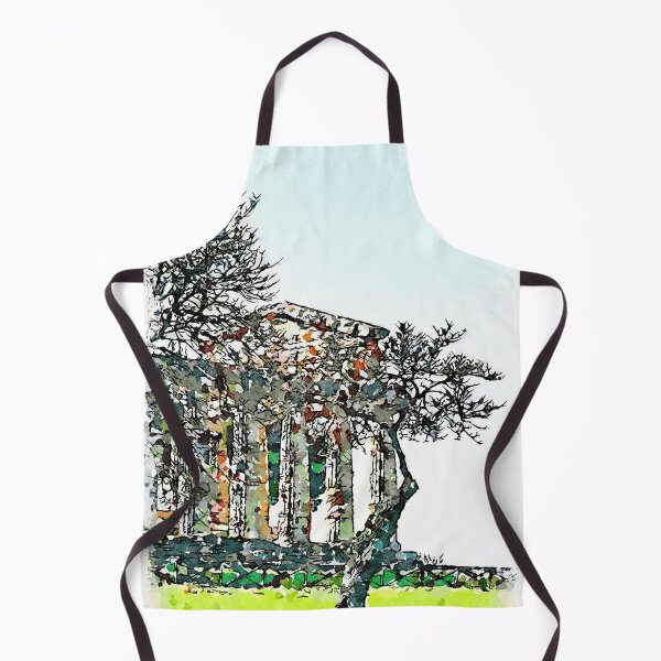 Item preview, Paestum: temple behind the trees designed and sold by Giuseppe Cocco.