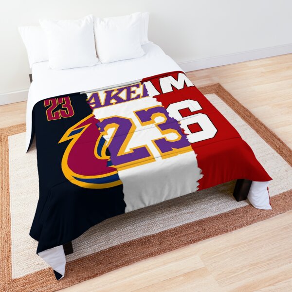 Lebron James Winning 4th Championship Lebron James King James James Goat Comforter By Burnsjonathan Redbubble