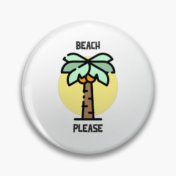 Item preview, Beach Please - Palm Tree and Sun designed and sold by Kaos Urbanwear.