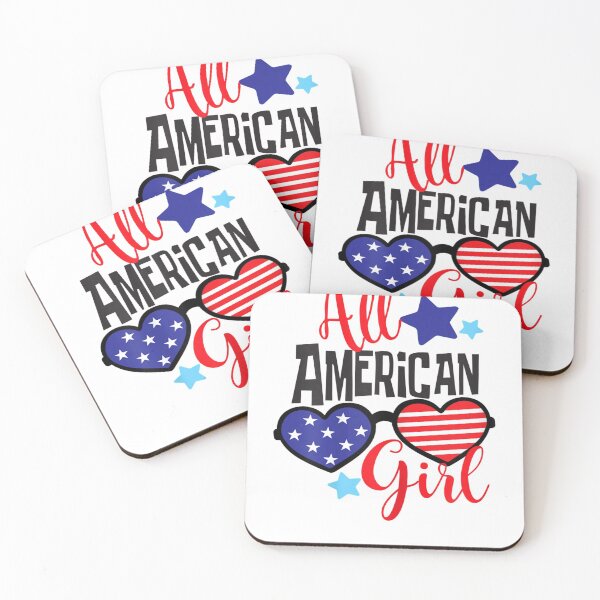 Item preview, All American Girl Patriotic July 4th Fun T designed and sold by Ramon-Hodges-48.