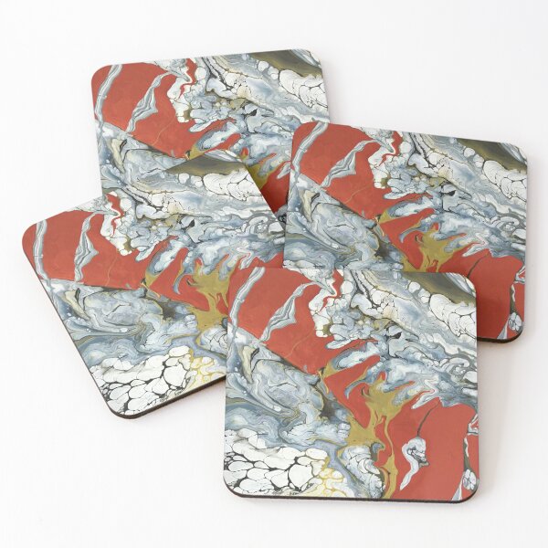 Item preview, Rust River acrylic abstract painting designed and sold by Color Splash Gallery.