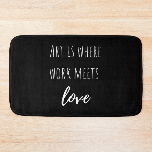 Item preview, Art is where work meets love designed and sold by megahamdesigns.