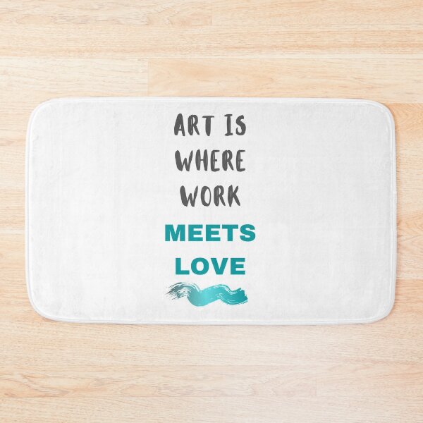 Item preview, Art is where work meets love designed and sold by megahamdesigns.