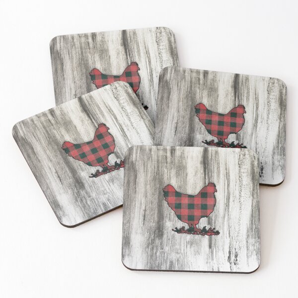 Item preview, Buffalo Plaid Chicken designed and sold by Jared Davies.