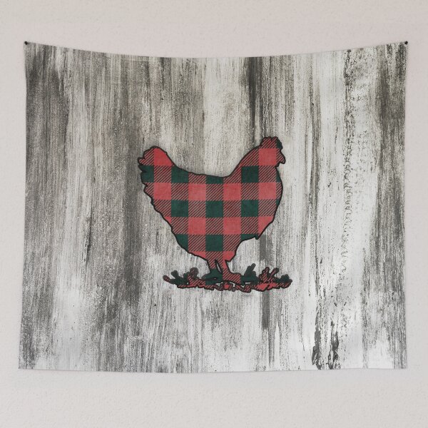 Item preview, Buffalo Plaid Chicken designed and sold by Jared Davies.