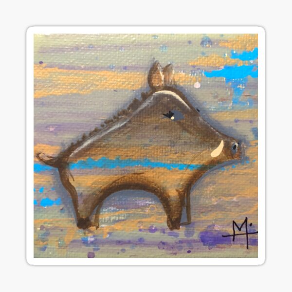 Baby Javelina II Sticker