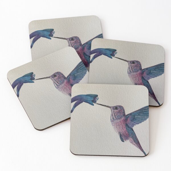 Item preview, Jewel Colored Hummingbird designed and sold by AjMillerArt.