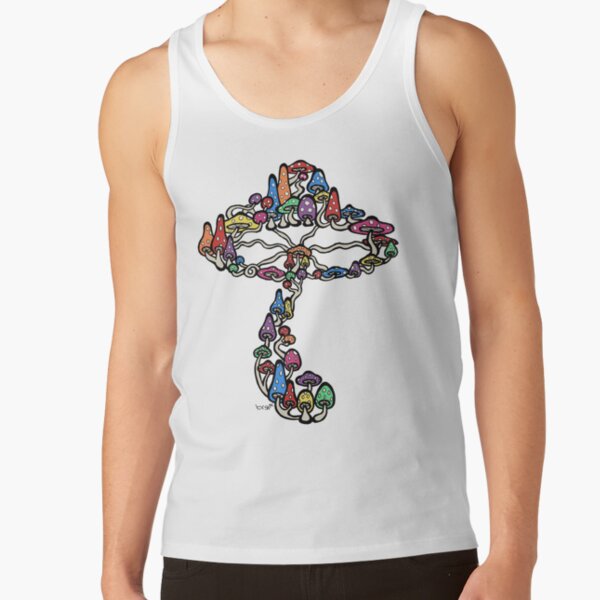 Mushroom Made of Mushrooms Tank Top