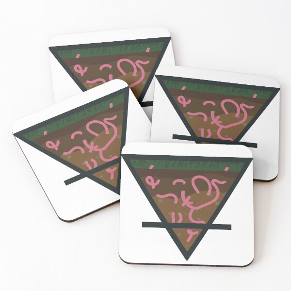 Item preview, Elemental Earthworms  designed and sold by SailAwaySticker.