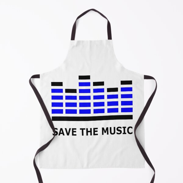Item preview, Save The Music - Blue Black designed and sold by NoMatterLab.
