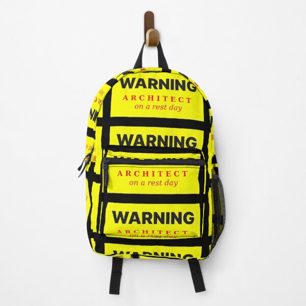 Item preview, Warning Architect on a Rest Day designed and sold by QuotesDogma.