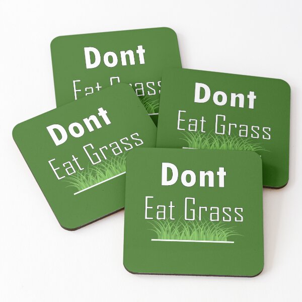 Item preview,  Dont eat grass pls designed and sold by tshirt redbubble.